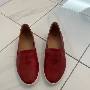 Frye slip on loafers